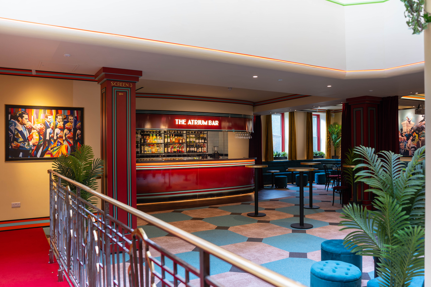 View of the Atrium Bar